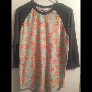 EUC M LuLaRoe Floral Randy